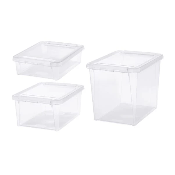 SmartStore Home Bundle Assorted Boxes, Clear 4 SmartStore Home Bundle Assorted Boxes, Clear - Image 2