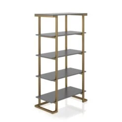 Cosmo Living Camila 5 Shelf Bookcase 11 Cosmo Living Camila 5 Shelf Bookcase -Home Luxe Studio 30859494 alt03