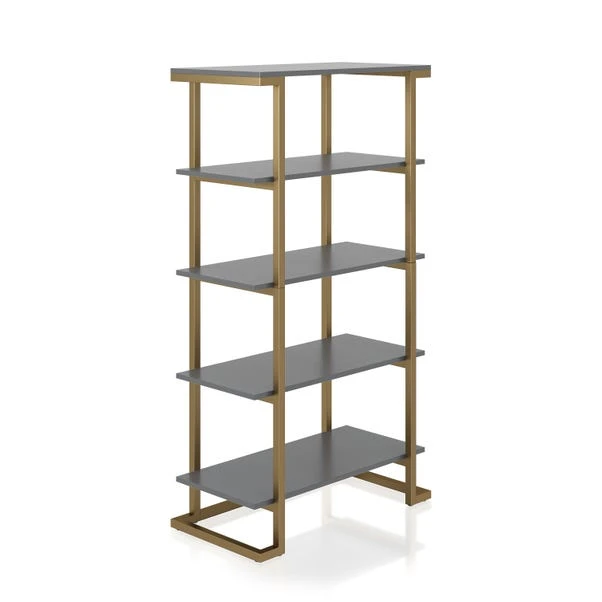 Cosmo Living Camila 5 Shelf Bookcase 6 Cosmo Living Camila 5 Shelf Bookcase - Image 4