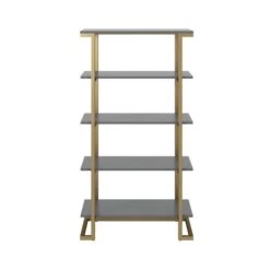 Cosmo Living Camila 5 Shelf Bookcase 12 Cosmo Living Camila 5 Shelf Bookcase -Home Luxe Studio 30859494 alt04