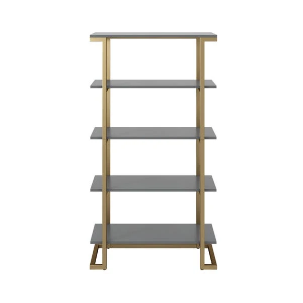 Cosmo Living Camila 5 Shelf Bookcase 7 Cosmo Living Camila 5 Shelf Bookcase - Image 5
