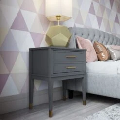 Cosmo Living Westerleigh 1 Drawer Bedside Table