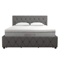 Cosmo Living Elizabeth Bed Frame, Linen 14 Cosmo Living Elizabeth Bed Frame, Linen -Home Luxe Studio 30859558 alt03