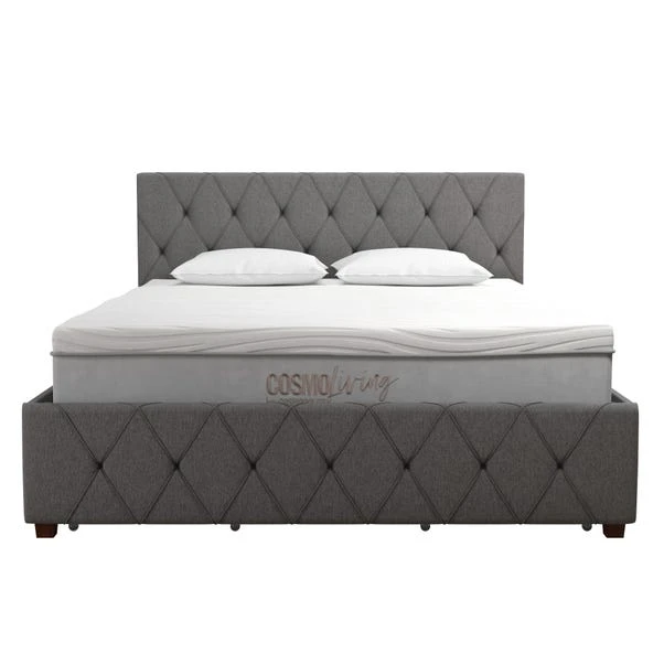 Cosmo Living Elizabeth Bed Frame, Linen 6 Cosmo Living Elizabeth Bed Frame, Linen - Image 4