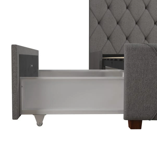 Cosmo Living Elizabeth Bed Frame, Linen 11 Cosmo Living Elizabeth Bed Frame, Linen - Image 9