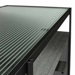 Wainwright TV Unit, Black Oak For TVs Up To 60" 10 Wainwright TV Unit, Black Oak For TVs Up To 60" -Home Luxe Studio 30860044 alt03