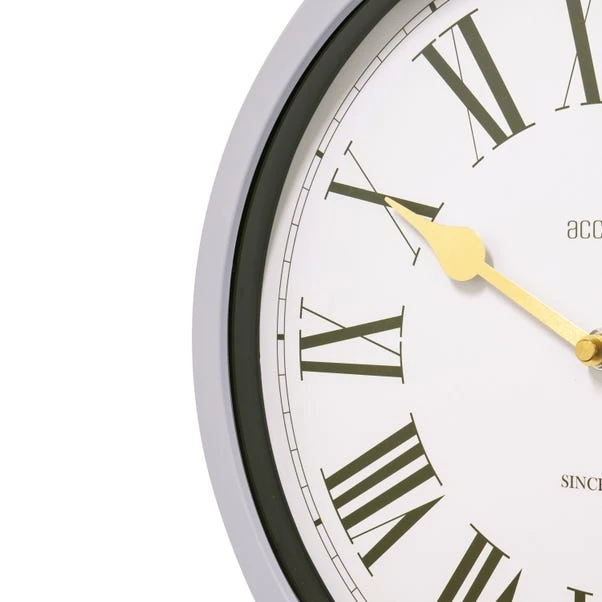 Acctim Turin Quartz Indoor Outdoor Wall Clock 10 Acctim Turin Quartz Indoor Outdoor Wall Clock - Image 8