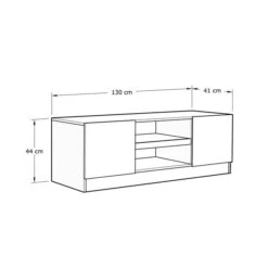 Taranto Wide TV Unit For TVs Up To 55" 13 Taranto Wide TV Unit For TVs Up To 55" -Home Luxe Studio 30860229 alt09