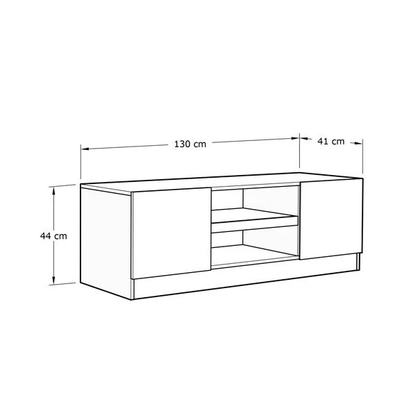 Taranto Wide TV Unit For TVs Up To 55" 8 Taranto Wide TV Unit For TVs Up To 55" - Image 6