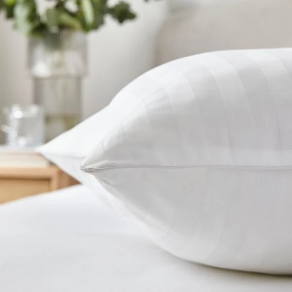 Hotel Pack Of 2 Luxury Cotton Front Sleeper Pillows 5 Hotel Pack Of 2 Luxury Cotton Front Sleeper Pillows - Image 3