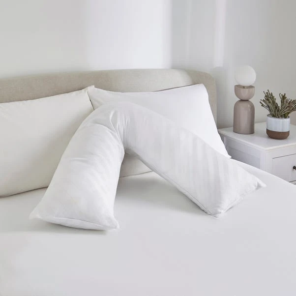 Hotel Luxury Cotton Side Sleeper V-Shape Pillow 3 Hotel Luxury Cotton Side Sleeper V-Shape Pillow