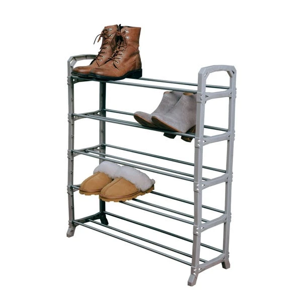 Addis Metallic 5 Tier Shoe Rack 4 Addis Metallic 5 Tier Shoe Rack - Image 2