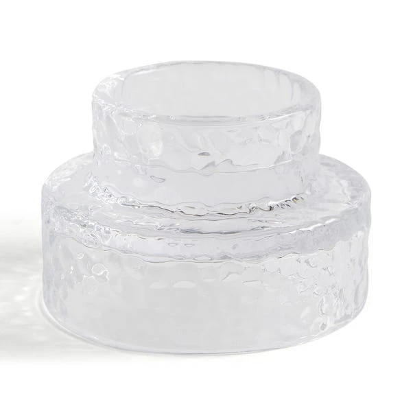 Mottled Glass Tealight Holder 6 Mottled Glass Tealight Holder - Image 4