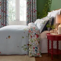 Dorma Modern Romance Vintage Blue 100% Cotton Duvet Cover & Pillowcase Set 25 Dorma Modern Romance Vintage Blue 100% Cotton Duvet Cover & Pillowcase Set -Home Luxe Studio 30862304 alt03