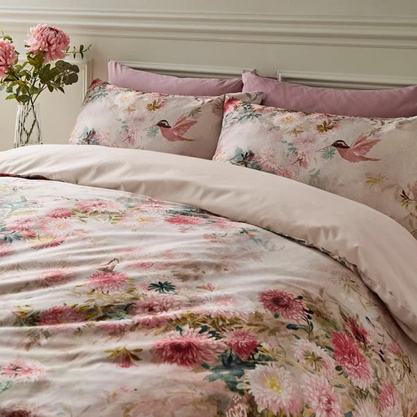 Aldridge Dramatic Floral Cotton Sateen Duvet Cover And Pillowcase Set 16 Aldridge Dramatic Floral Cotton Sateen Duvet Cover And Pillowcase Set - Image 14