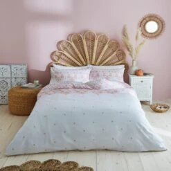 Maeva Tile Print Duvet Cover And Pillowcase Set 38 Maeva Tile Print Duvet Cover And Pillowcase Set -Home Luxe Studio 30862355