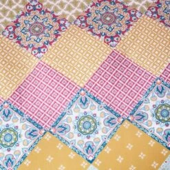 Global Patchwork Duvet Cover And Pillowcase Set 26 Global Patchwork Duvet Cover And Pillowcase Set -Home Luxe Studio 30862361 alt04