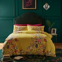 Tiverton Floral Trail Cotton Sateen Duvet Cover And Pillowcase Set 22 Tiverton Floral Trail Cotton Sateen Duvet Cover And Pillowcase Set -Home Luxe Studio 30862376