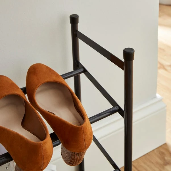 3 Tier Extendable Metal Shoe Rack 7 3 Tier Extendable Metal Shoe Rack - Image 5
