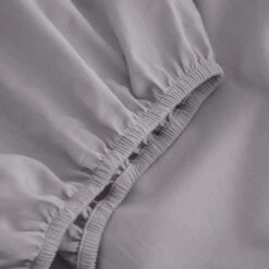 Soft Washed Recycled Cotton Fitted Sheet 27 Soft Washed Recycled Cotton Fitted Sheet -Home Luxe Studio 30862908 alt01