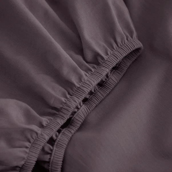 Soft Washed Recycled Cotton Fitted Sheet 6 Soft Washed Recycled Cotton Fitted Sheet - Image 4