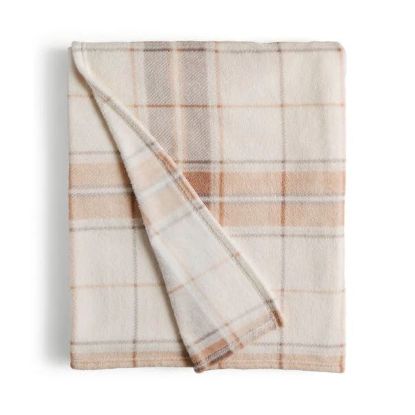 Printed Check Fleece Throw 9 Printed Check Fleece Throw - Image 7