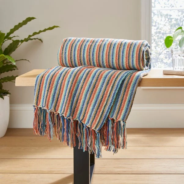 Russell Stripe Throw 19 Russell Stripe Throw - Image 17