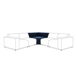 Modular Cruz Velvet Corner Seat -Home Luxe Studio 30864264