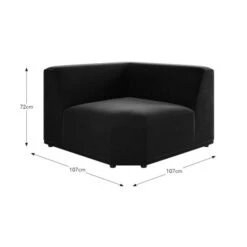 Modular Cruz Velvet Corner Seat -Home Luxe Studio 30864264 alt09