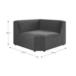 Modular Cruz Velvet Corner Seat -Home Luxe Studio 30864270 alt09