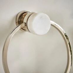 Dorma Purity Marble Towel Ring 12 Dorma Purity Marble Towel Ring -Home Luxe Studio 30864405 alt01