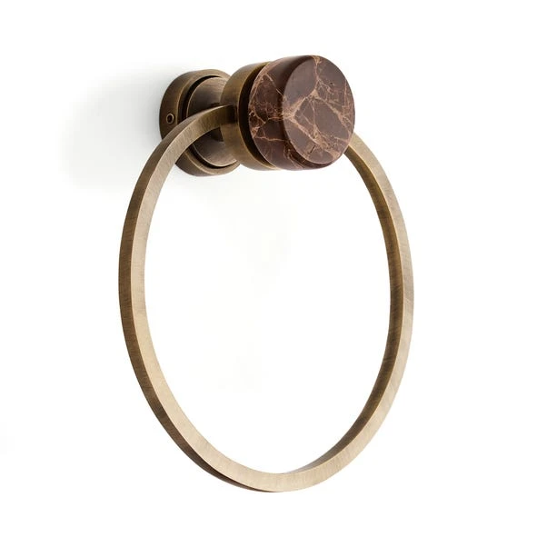 Dorma Purity Marble Towel Ring 5 Dorma Purity Marble Towel Ring - Image 3