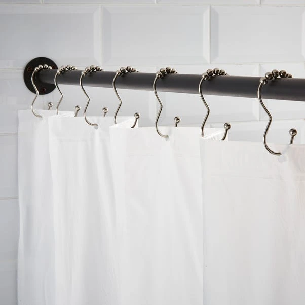 Pack Of 12 3-Shaped Shower Curtain Rings 6 Pack Of 12 3-Shaped Shower Curtain Rings - Image 4