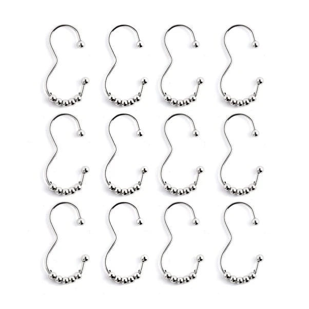 Pack Of 12 3-Shaped Shower Curtain Rings 8 Pack Of 12 3-Shaped Shower Curtain Rings - Image 6