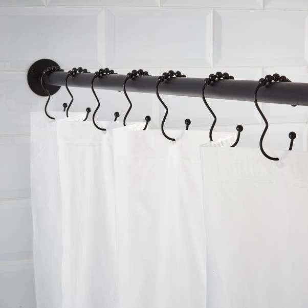 Pack Of 12 3-Shaped Shower Curtain Rings 3 Pack Of 12 3-Shaped Shower Curtain Rings