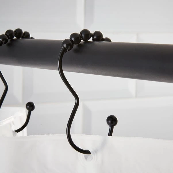 Pack Of 12 3-Shaped Shower Curtain Rings 4 Pack Of 12 3-Shaped Shower Curtain Rings - Image 2