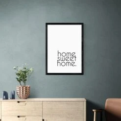 East End Prints Home Sweet Home Framed Print -Home Luxe Studio 30865120