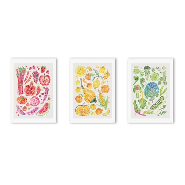 Set Of 3 East End Prints Harvest Of Fruit & Vegetables Gallery Wall Framed Prints 20 Set Of 3 East End Prints Harvest Of Fruit & Vegetables Gallery Wall Framed Prints - Image 18