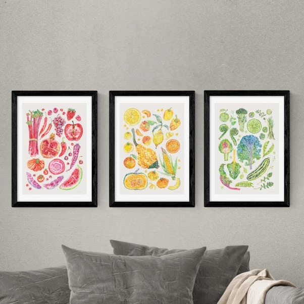 Set Of 3 East End Prints Harvest Of Fruit & Vegetables Gallery Wall Framed Prints 17 Set Of 3 East End Prints Harvest Of Fruit & Vegetables Gallery Wall Framed Prints - Image 15