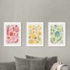 Set Of 3 East End Prints Harvest Of Fruit & Vegetables Gallery Wall Framed Prints 2 Set Of 3 East End Prints Harvest Of Fruit & Vegetables Gallery Wall Framed Prints -Home Luxe Studio 30865501