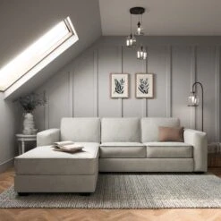 Claude Tonal Chenille Corner Chaise Sofa 36 Claude Tonal Chenille Corner Chaise Sofa -Home Luxe Studio 30865878