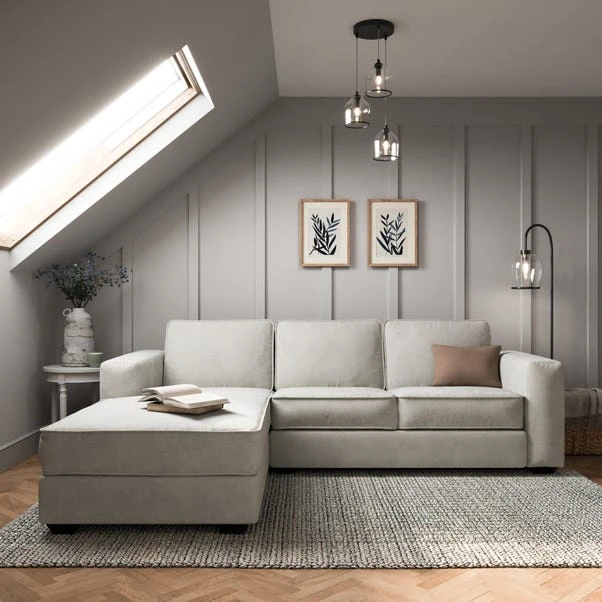 Claude Tonal Chenille Corner Chaise Sofa 17 Claude Tonal Chenille Corner Chaise Sofa - Image 15