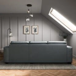 Claude Tonal Chenille Corner Chaise Sofa 30 Claude Tonal Chenille Corner Chaise Sofa -Home Luxe Studio 30866089 alt02