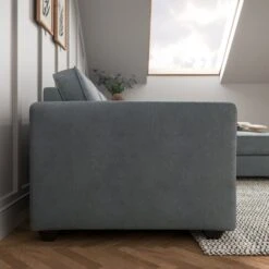 Claude Tonal Chenille Corner Chaise Sofa 32 Claude Tonal Chenille Corner Chaise Sofa -Home Luxe Studio 30866089 alt04