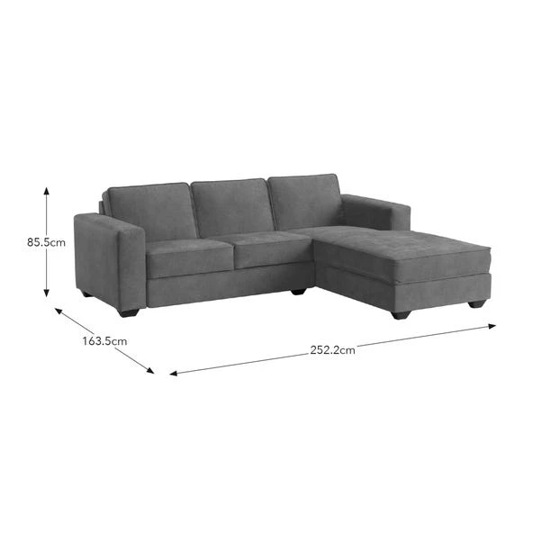 Claude Tonal Chenille Corner Chaise Sofa 16 Claude Tonal Chenille Corner Chaise Sofa - Image 14