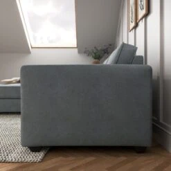 Claude Tonal Chenille Corner Chaise Sofa 25 Claude Tonal Chenille Corner Chaise Sofa -Home Luxe Studio 30866154 alt04