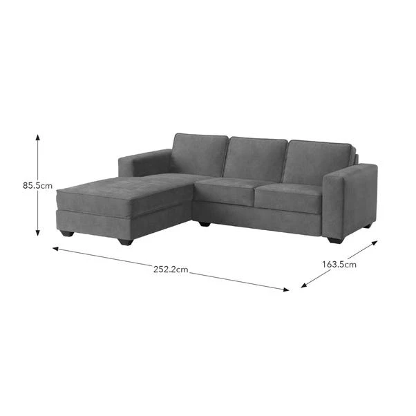 Claude Tonal Chenille Corner Chaise Sofa 9 Claude Tonal Chenille Corner Chaise Sofa - Image 7