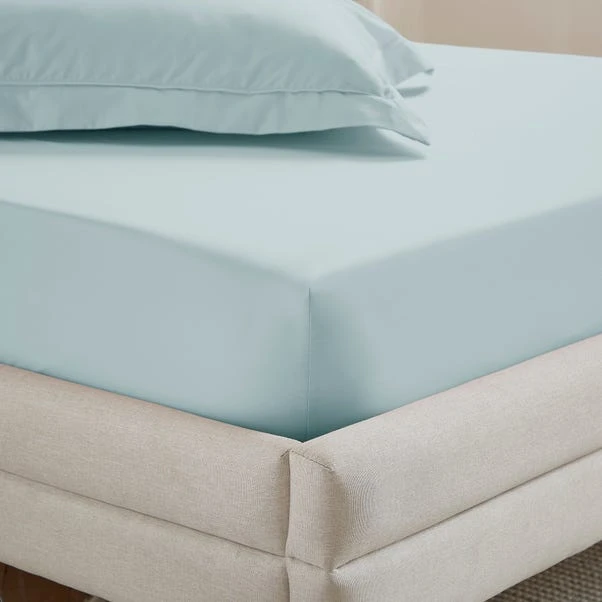 Dorma Crisp & Fresh 400 Thread Count Egyptian Cotton Percale Fitted Sheet 9 Dorma Crisp & Fresh 400 Thread Count Egyptian Cotton Percale Fitted Sheet - Image 7