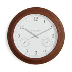 Churchgate Galvanised Indoor Outdoor Wall Clock 14 Churchgate Galvanised Indoor Outdoor Wall Clock -Home Luxe Studio 30866280 alt03