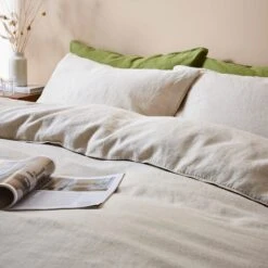 Linen Duvet Cover And Pillowcase Set 34 Linen Duvet Cover And Pillowcase Set -Home Luxe Studio 30866351 alt02